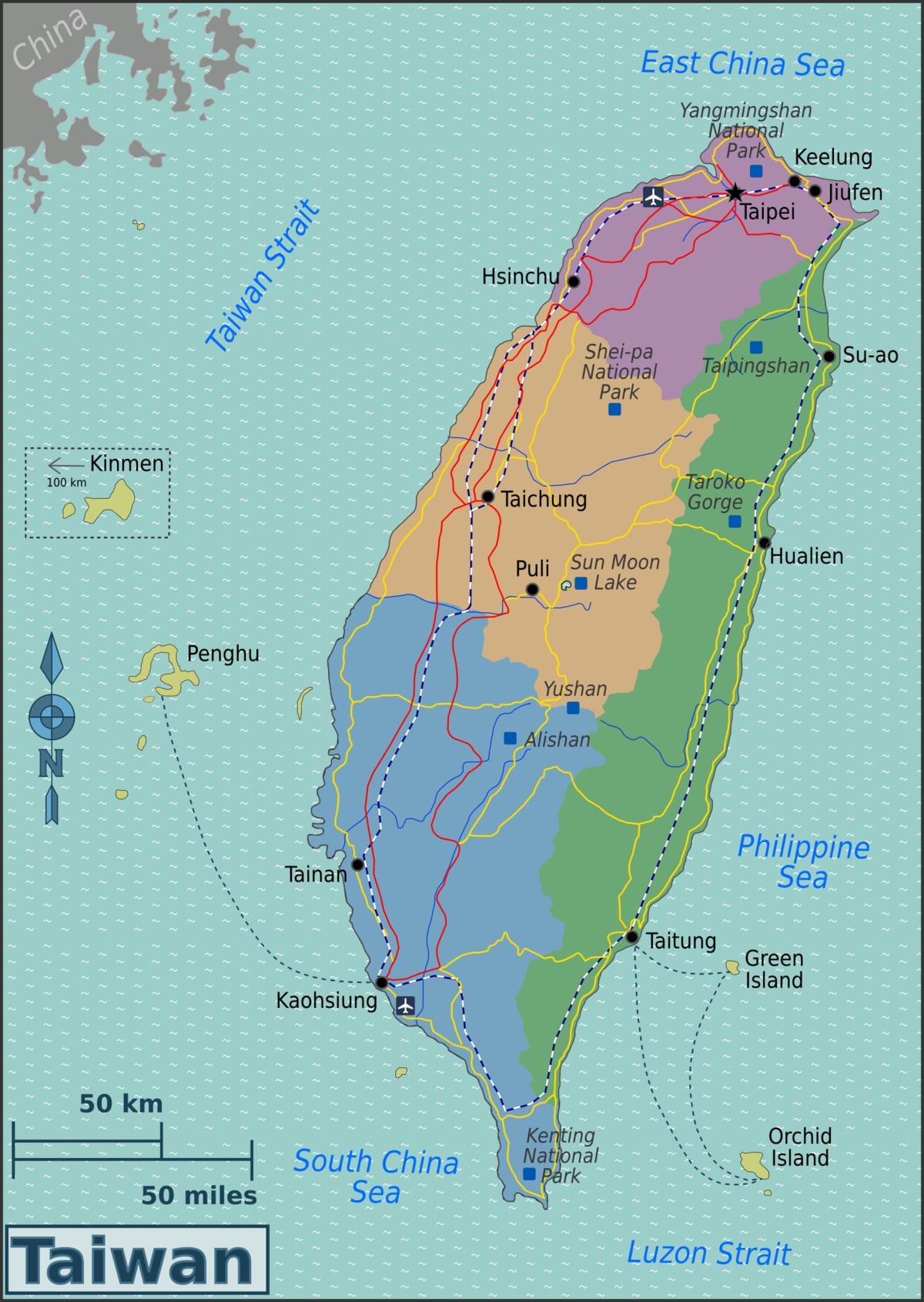 தைப்பே, தைவான் வரைபடம் இடம்
