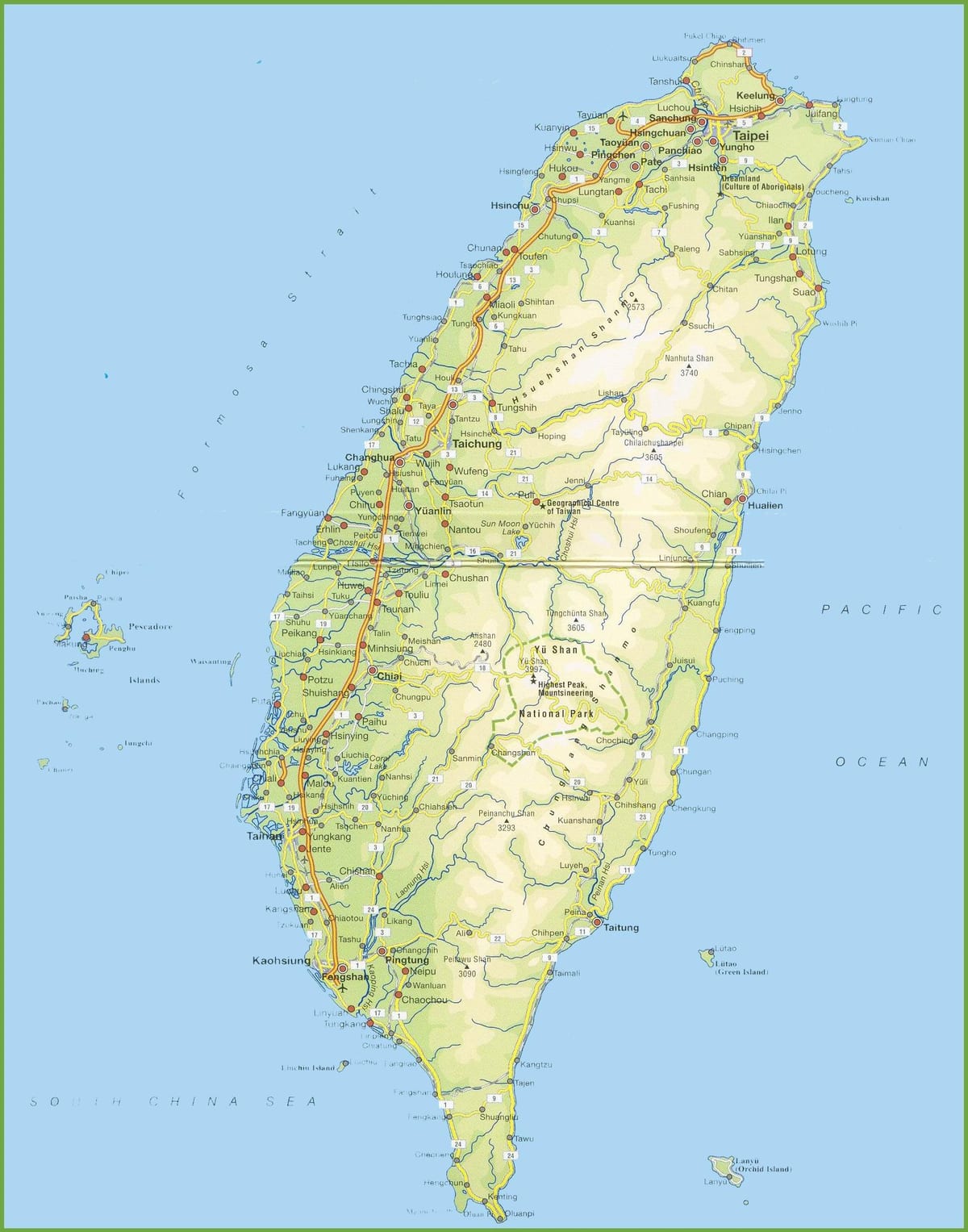 வரைபடம் தைவான் முகாம்