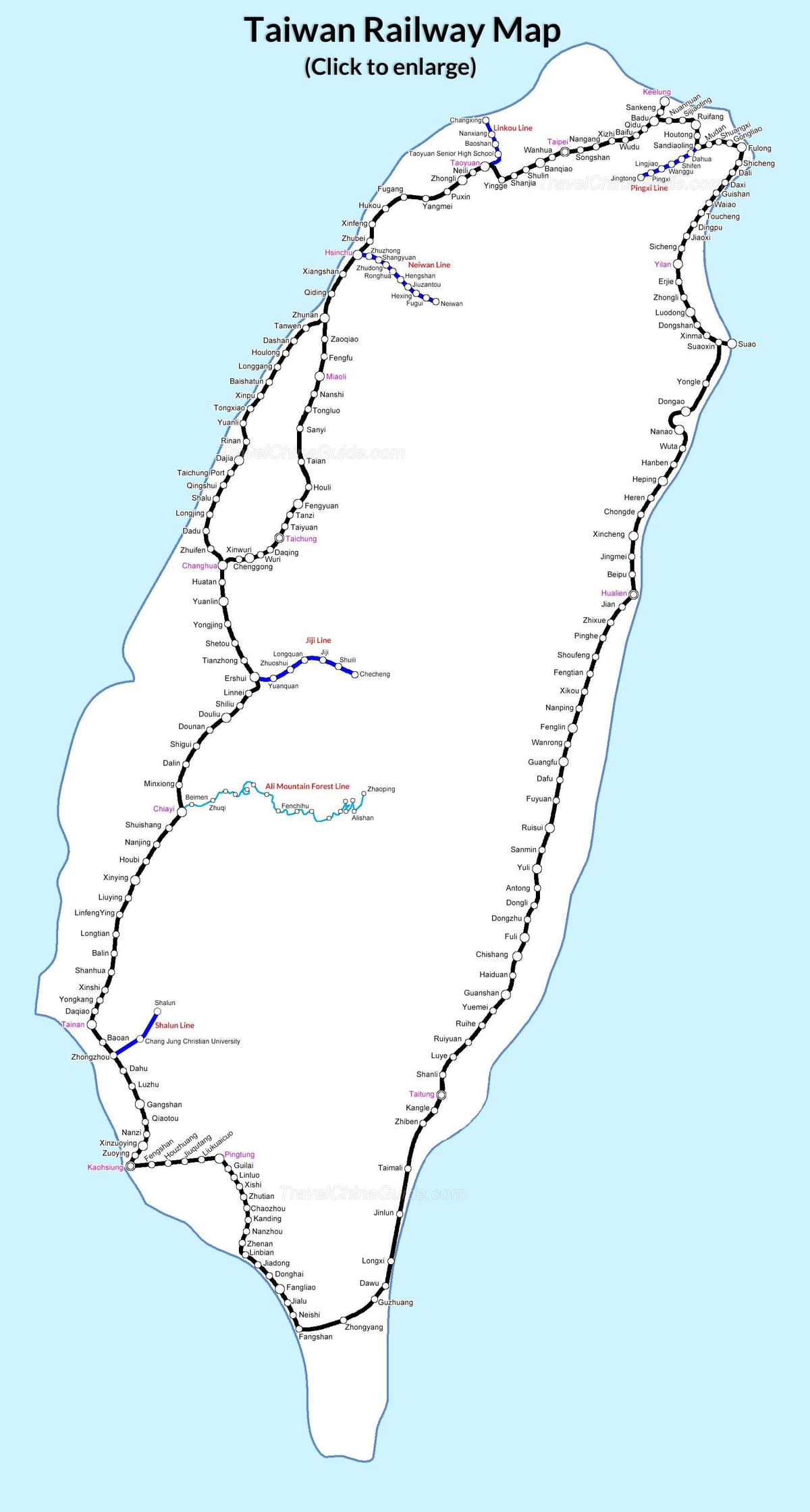 வரைபடம் தைவான் lrt