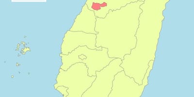 வரைபடம் தைச்சுங், தைவான்