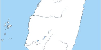 வரைபடம் தைவான் அவுட்லைன்
