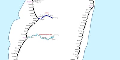 வரைபடம் தைவான் lrt